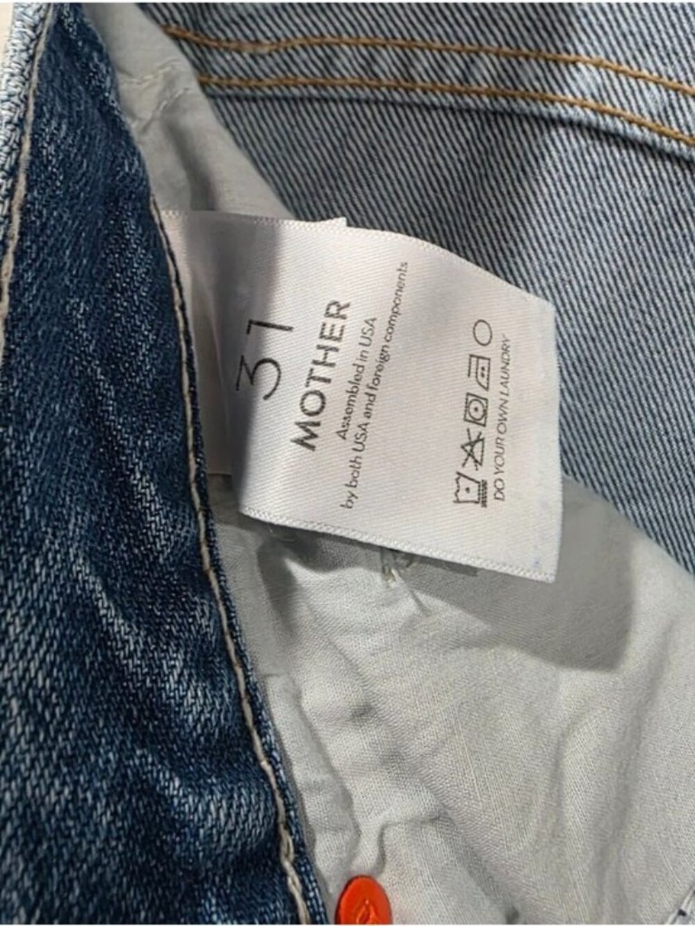 New! MOTHER The Lemon Twist High-Rise Flare Jeans - Picture 6 of 8